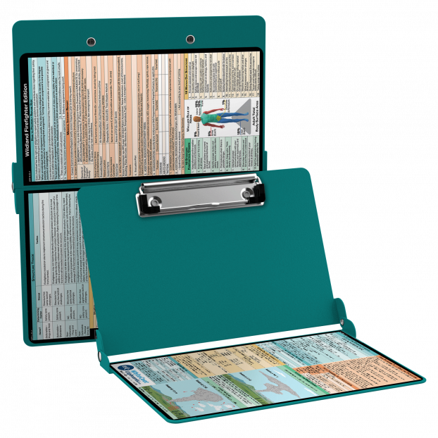 WhiteCoat Clipboard® - Teal Wildland Firefighter Edition